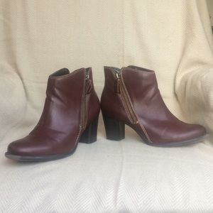 Burgundy natural soul  boots